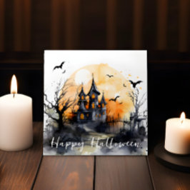 Tarjeta de saludo de Halloween