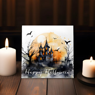 Tarjeta de saludo de Halloween