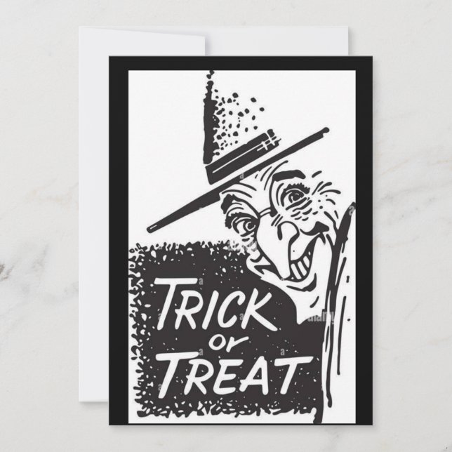 Tarjeta de saludo de Halloween (Anverso)