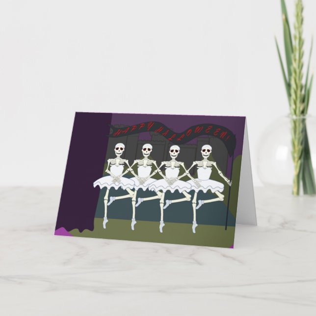 Tarjeta de saludo de Halloween (Anverso)