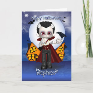 tarjeta de saludo de halloween de la diversión del