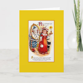 Tarjeta de saludo de Halloween en Victoria