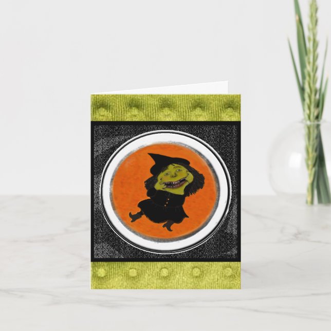 Tarjeta de saludo de Halloween para amigo (Anverso)