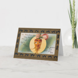 Tarjeta de saludo de Halloween para el Destino Vic