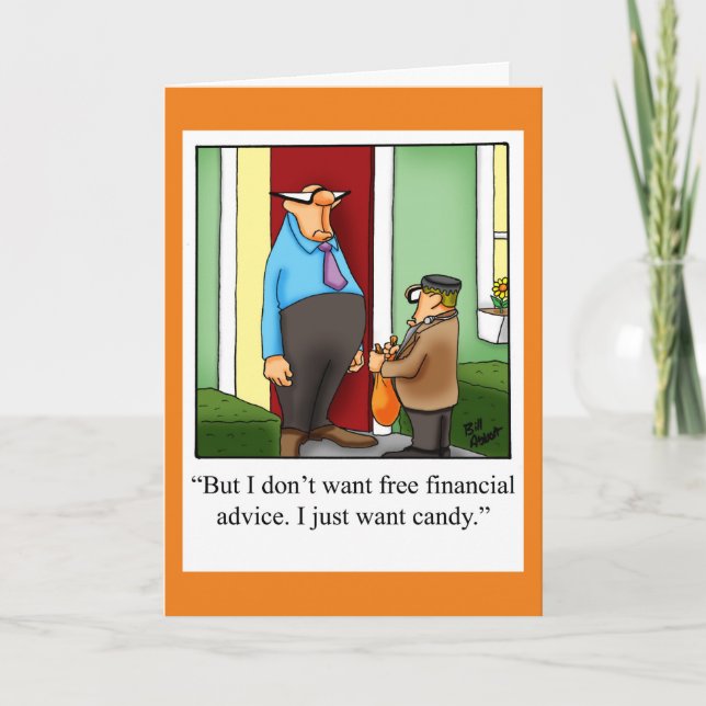 Tarjeta de saludo de Halloween para Halloween (Anverso)