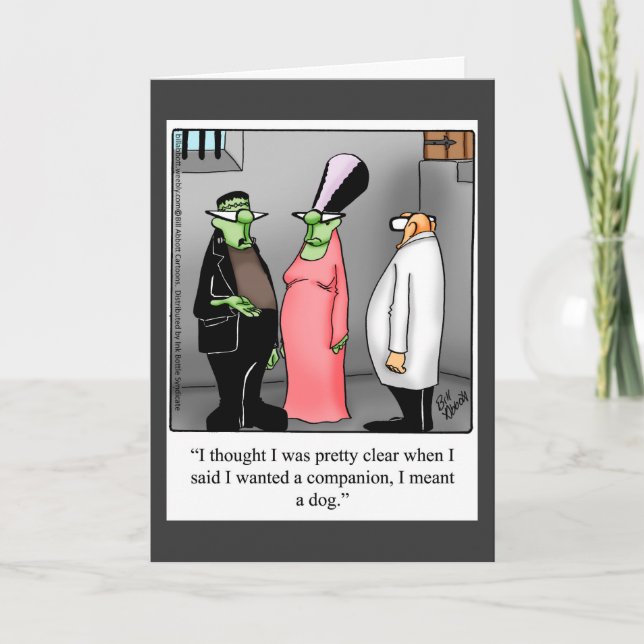 Tarjeta de saludo de Halloween para Halloween (Anverso)