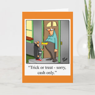 Tarjeta de saludo de Halloween para Halloween