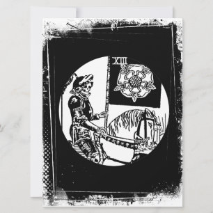 Tarjeta de saludo de Halloween Tarjeta Tarot Muert