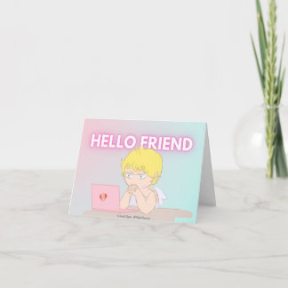 Tarjeta de saludo de Hello Friend
