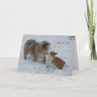 Tarjeta de saludo de Hola amigo