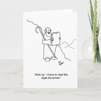 Tarjeta de saludo de humor para abogado