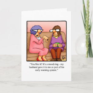 Tarjeta de saludo de Humor para Aniversario divert