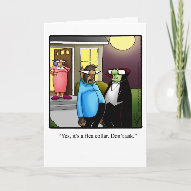 Tarjeta de saludo de humor para Personalizable Hal (Anverso)