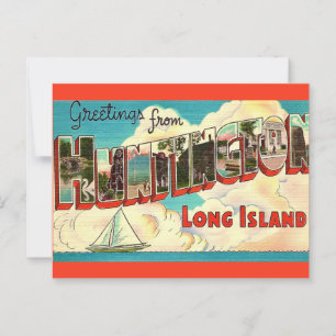 Tarjeta de saludo de Huntington Long Island 