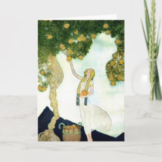 Tarjeta de saludo de ilustracion Willy Pogany