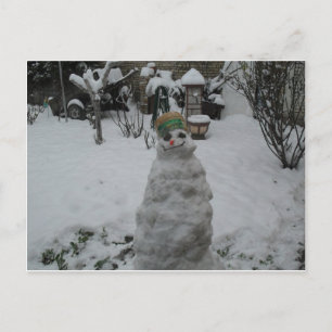 Tarjeta de saludo de invierno