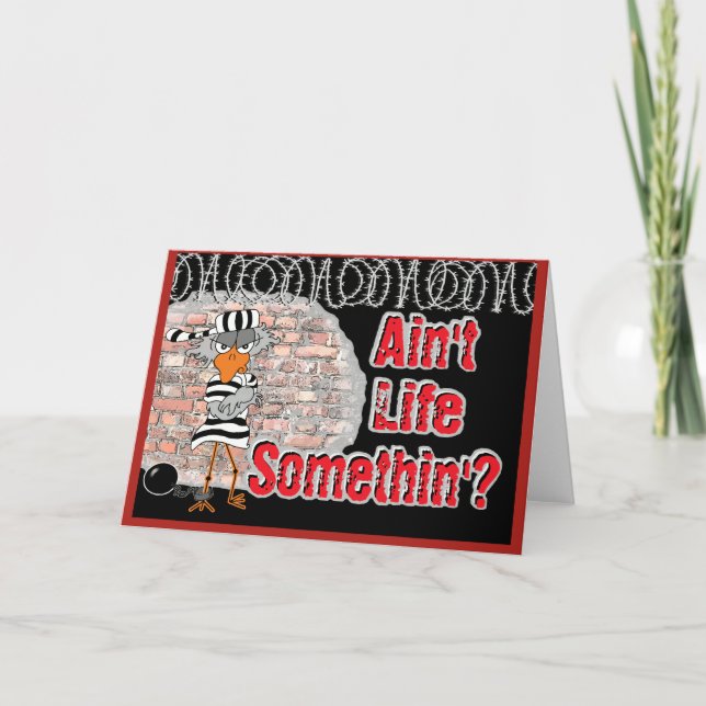 Tarjeta de saludo de Jailbird (Anverso)