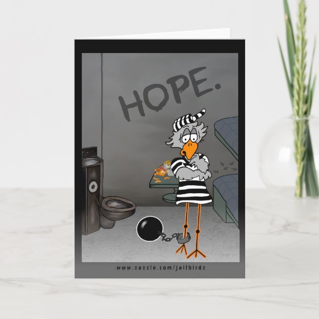 Tarjeta de saludo de Jailbird: Hope (Anverso)