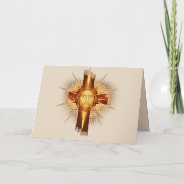 tarjeta de saludo de Jesús (Anverso)