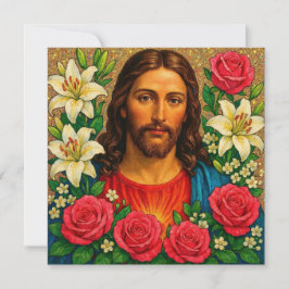 Tarjeta de saludo de Jesús.