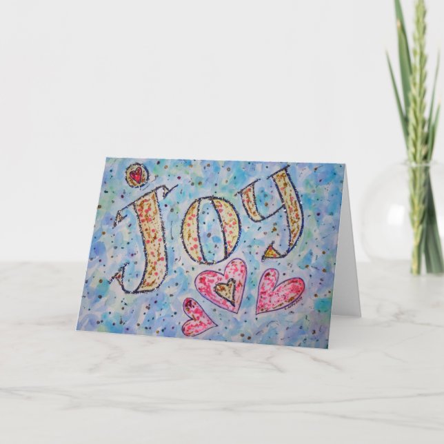Tarjeta de saludo de Joy Art (Anverso)