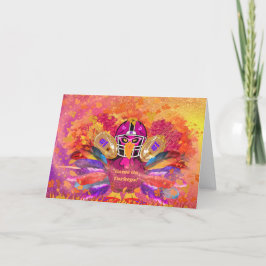 Tarjeta De Saludo De Juego En Turkeys