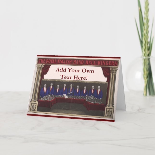 Tarjeta de saludo de la Campana de la Mano del per (Anverso)