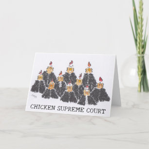 Tarjeta de saludo de la Corte Suprema