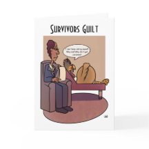 Tarjeta de saludo de la Culpa de Sobreviviente