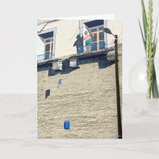 Tarjeta de saludo de la Disculpa por Pesca Apropia (Anverso)