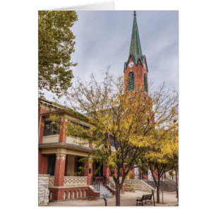 Tarjeta de saludo de la Iglesia Católica de San Pe