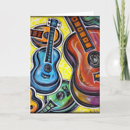 Tarjeta de saludo de la Orquesta de Uke