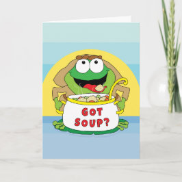 Tarjeta de saludo de la Pascua "Got Soup"