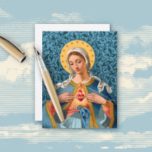 Tarjeta de saludo de la Reina del Cielo