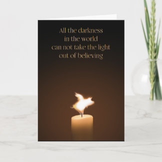 Tarjeta de saludo de la Vela de Cerdo Voladora