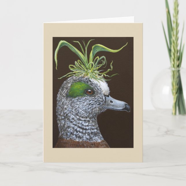 Tarjeta de saludo de la viruela americana (Anverso)