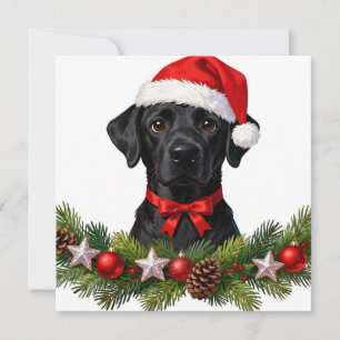 Tarjeta de saludo de Labrador