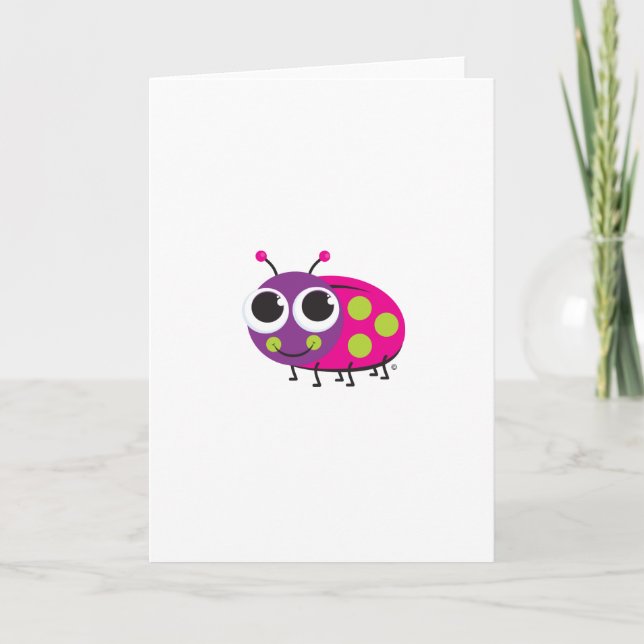 Tarjeta de saludo de Ladybug (Anverso)