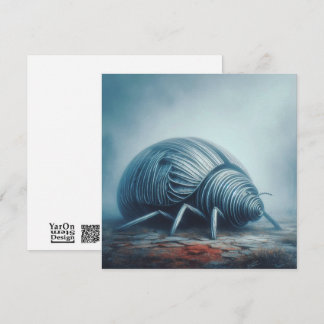 Tarjeta de saludo de Ladybug Corrugada