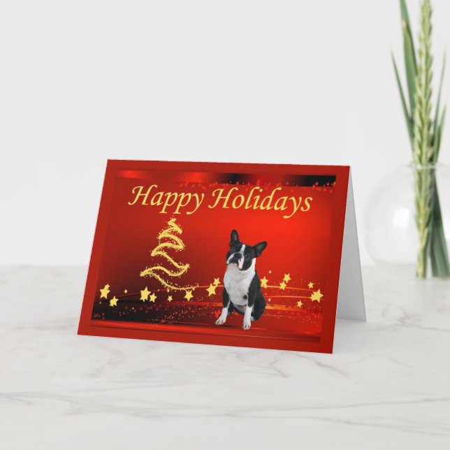 Tarjeta de saludo de las estrellas de los Navidade (Anverso)