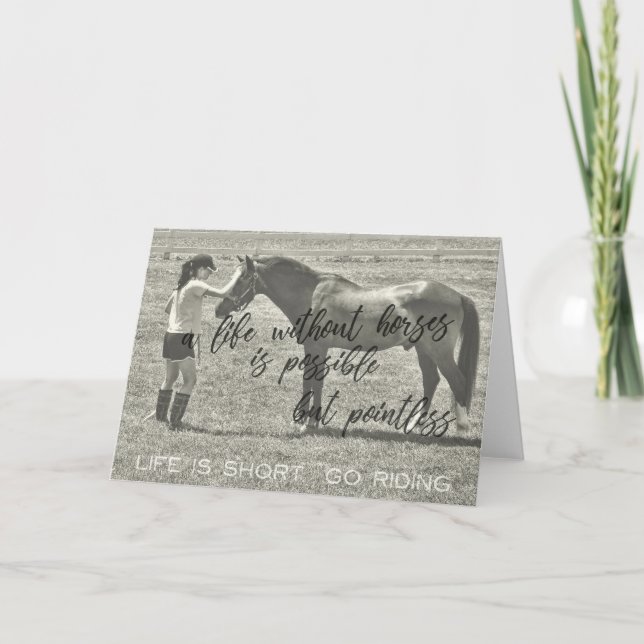 Tarjeta De Saludo De LET RIDE (Anverso)