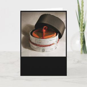 Tarjeta de saludo de libros de artista de encuentr