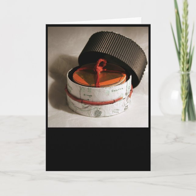 Tarjeta de saludo de libros de artista de encuentr (Anverso)