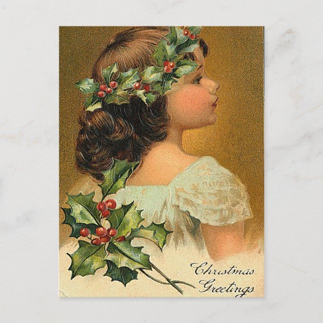 Tarjeta de saludo de Little Angel-Navidades (Anverso)