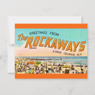  Tarjeta de saludo de Long Island Rockaways 