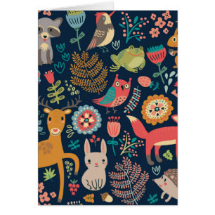 Tarjeta de saludo de los Amigos del Bosque