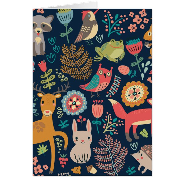 Tarjeta de saludo de los Amigos del Bosque (Frente)