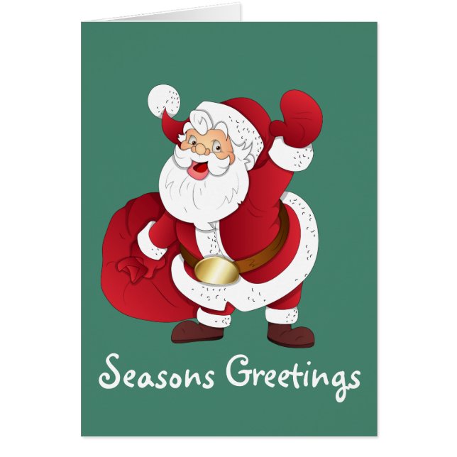 Tarjeta de saludo de los navidades. (Frente)