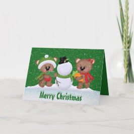 Tarjeta de saludo de los navidades Best Friends