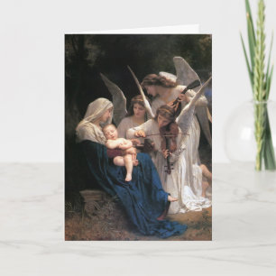 Tarjeta De Saludo De Los Navidades De "Canción De